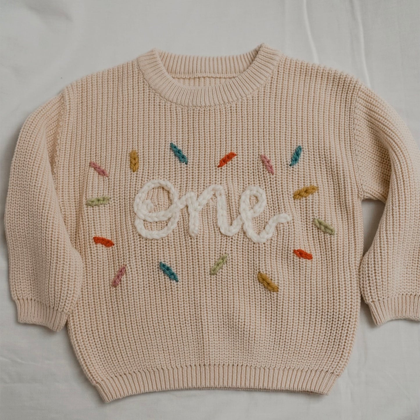 ONE - Celebration knitted jumper x Fresh Knits PRE ORDER