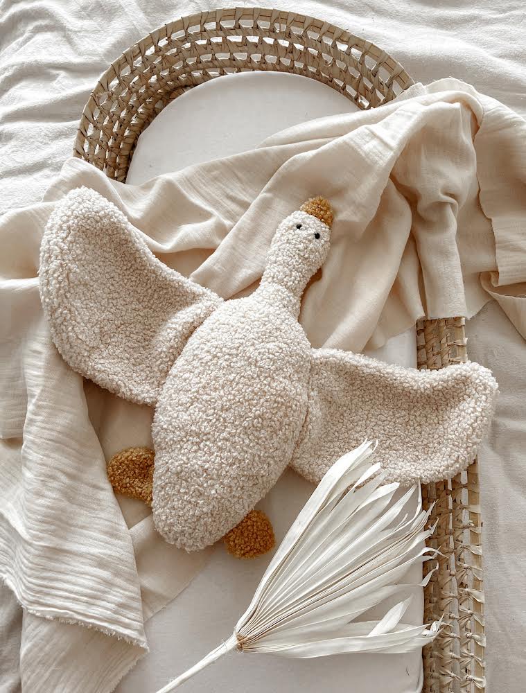 Handmade Boucle Goose Teddy